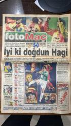 08 ŞUBAT 1999 - FOTOMAÇ SPOR GAZETESİ - TURKISH NEWSPAPER - DOĞUM GÜNÜ /HEDİYESİ - EKSİKSİZ TAM TAKIM GAZETELERİ -  GALATASARAY - BURSASPOR - HAGI - ARİF - OKAN - HASAN ŞAŞ - TUGAY - HAKAN ŞÜKÜR - FATİH TERİM - POPESCU - TAFFAREL - MUHAMMET ALTINTAŞ - YUSUF ALTINTAŞ - MOLDOVAN - ŞENOL  TARAFTAR - FOTOMAÇ - GALATASARAY-BURSASPOR MAÇI - HAGİ’DEN HAT-TRİCK - İYİ Kİ DOĞDUN HAGİ - HAGİ’DEN BÜYÜK İDDİA - HAGİ’Yİ ÖRNEK ALMALISINIZ - GALATASARAY’DA KADRO SÜRPRİZİ - POPESCU YİNE HATASIZ - TAFFAREL’E HİÇ İŞ DÜŞMEDİ - CİM-BOM MUHTEŞEMDİ - KAPLANLAR’DA HASAR BÜYÜK - POTADA DARÜŞŞAFAKA VE ÜLKER GALİP  GALATASARAY 5-0 BURSASPOR - SAMSUNSPOR 0-1 İSTANBULSPOR - SAKARYASPOR 6-2 GAZİANTEPSPOR - DARDANELSPOR 3-0 KARABÜKSPOR - ADANASPOR 2-0 ANKARAGÜCÜ - KOCAELİSPOR 1-0 ERZURUMSPOR- TRABZONSPOR - ALTAY - GORDON MILNE - ZİNNUR SARI - MURAT ILGAZ - GÜNGÖR ŞAHİNKAYA - MEHMET ALİ YILMAZ - MUHİTTİN ÖZTÜRK - ALİ KEMAL AKTÜRK - AHMET KUL - RECEP - TANSEL - OKAN - MEHMET ZENGİN - FATİH - ABDULLAH - SELİM - VUGRINE