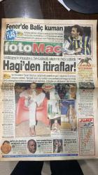 12 ŞUBAT 1999 - FOTOMAÇ SPOR GAZETESİ - TURKISH NEWSPAPER - DOĞUM GÜNÜ /HEDİYESİ - EKSİKSİZ TAM TAKIM GAZETELERİ -  FENERBAHÇE - BALİÇ - BAYRAM TUTUMLU - KÖKSAL ÖZBEK - JOACHIM LÖW - KEMALETTİN - GALATASARAY - HAGİ - FARUK SÜREN - TOSHACK - CAMPBELL - MEHMET ALİ YILMAZ - ÜLKERSPOR - MARADONA  TARAFTAR - FOTOMAÇ - FENER’DE BALİÇ KUMARI - HAGİ’DEN İTİRAFLAR - HAKEMLERLE OYNAMAK BİR SANATTIR - BEŞİKTAŞ’IN ŞAMPİYONLUK ŞANSI AZ - CAMPBELL ÖZÜR DİLEDİ - ÜLKERSPOR AVRUPA’DA FARKLI GALİBİYET - KÖKSAL ÖZBEK: DÜŞMAN BİZİM İÇİMİZDE - MARADONA İSTANBUL’U AYAĞA KALDIRDI - FARUK SÜREN ABD’DE PARA ARIYOR - KONTRA GERİ DÖNDÜ  GALATASARAY 5-0 BURSASPOR - FENERBAHÇE 3-0 GENÇLERBİRLİĞİ - TRABZONSPOR 0-3 ALTAY - BEŞİKTAŞ 2-1 ANTALYASPOR - ÜLKERSPOR 86-64 ASVEL - HAGİDEN İTİRAFLAR - TARAFTAR - FOTOMAÇ - FENER’DE BALİÇ KUMARI - HAGİ’DEN İTİRAFLAR - HAKEMLERLE OYNAMAK BİR SANATTIR - BEŞİKTAŞ’IN ŞAMPİYONLUK ŞANSI AZ - CAMPBELL ÖZÜR DİLEDİ - ÜLKERSPOR AVRUPA’DA FARKLI GALİBİYET - KÖKSAL ÖZBEK