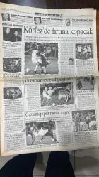 12 ŞUBAT 1999 - FOTOMAÇ SPOR GAZETESİ - TURKISH NEWSPAPER - DOĞUM GÜNÜ /HEDİYESİ - EKSİKSİZ TAM TAKIM GAZETELERİ -  FENERBAHÇE - BALİÇ - BAYRAM TUTUMLU - KÖKSAL ÖZBEK - JOACHIM LÖW - KEMALETTİN - GALATASARAY - HAGİ - FARUK SÜREN - TOSHACK - CAMPBELL - MEHMET ALİ YILMAZ - ÜLKERSPOR - MARADONA  TARAFTAR - FOTOMAÇ - FENER’DE BALİÇ KUMARI - HAGİ’DEN İTİRAFLAR - HAKEMLERLE OYNAMAK BİR SANATTIR - BEŞİKTAŞ’IN ŞAMPİYONLUK ŞANSI AZ - CAMPBELL ÖZÜR DİLEDİ - ÜLKERSPOR AVRUPA’DA FARKLI GALİBİYET - KÖKSAL ÖZBEK: DÜŞMAN BİZİM İÇİMİZDE - MARADONA İSTANBUL’U AYAĞA KALDIRDI - FARUK SÜREN ABD’DE PARA ARIYOR - KONTRA GERİ DÖNDÜ  GALATASARAY 5-0 BURSASPOR - FENERBAHÇE 3-0 GENÇLERBİRLİĞİ - TRABZONSPOR 0-3 ALTAY - BEŞİKTAŞ 2-1 ANTALYASPOR - ÜLKERSPOR 86-64 ASVEL - HAGİDEN İTİRAFLAR - TARAFTAR - FOTOMAÇ - FENER’DE BALİÇ KUMARI - HAGİ’DEN İTİRAFLAR - HAKEMLERLE OYNAMAK BİR SANATTIR - BEŞİKTAŞ’IN ŞAMPİYONLUK ŞANSI AZ - CAMPBELL ÖZÜR DİLEDİ - ÜLKERSPOR AVRUPA’DA FARKLI GALİBİYET - KÖKSAL ÖZBEK