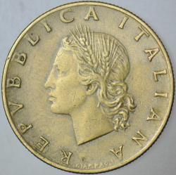 İTALYA 20 LİRET 1958.