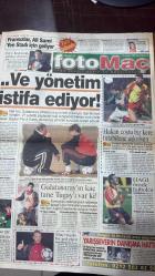 14 ŞUBAT 1999 - FOTOMAÇ SPOR GAZETESİ - TURKISH NEWSPAPER - DOĞUM GÜNÜ /HEDİYESİ -  16 ŞUBAT 1999 - GALATASARAY - FARUK SÜREN - MEHMET CANSUN - BEŞİKTAŞ - SÜLEYMAN SEBA - TOSHACK - FUNDA ERENSOY - SERGEN - BALİÇ - MOLDOVAN - HAKAN ŞÜKÜR - JOACHIM LÖW - OGÜN - TRABZONSPOR - AMOKACHI  TARAFTAR - FOTOMAÇ - FLAŞ! FARUK SÜREN İSTİFA EDECEK - GALATASARAY’DA YENİ ÇALKANTI - BEŞİKTAŞ’A BİR MANKEN GELİN DAHA - FENER’DE BÜYÜK İHTİLAL - TOSHACK YÖNETİME HESAP VERDİ - TRABZONSPOR’DA OYUNCULAR OGÜN’E KOŞTU - BU YARIŞ KOLAY KOLAY BİTMEZ - KANARYA ARTIK BALİÇ’SİZ DE KAZANIYOR - MOLDOVAN GOL KRALLIĞINA ORTAK OLDU - FENERBAHÇE HER YERDE ÇOK FARKLI - AMOKACHI ARTIK SABIR BIRAKMADI  FENERBAHÇE 6-0 ADANASPOR (GOLLER: MOLDOVAN 3, DIMAS, MOŞE, SERGEN) TRABZONSPOR 1-0 BURSASPOR (GOL: ÜNAL 90. DK) GAZİANTEPSPOR 2-0 BEŞİKTAŞ (GOLLER: ALİ İBRAHİM, DESIRE) - EKSİKSİZ TAM TAKIM GAZETE