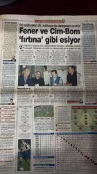 14 ŞUBAT 1999 - FOTOMAÇ SPOR GAZETESİ - TURKISH NEWSPAPER - DOĞUM GÜNÜ /HEDİYESİ -  16 ŞUBAT 1999 - GALATASARAY - FARUK SÜREN - MEHMET CANSUN - BEŞİKTAŞ - SÜLEYMAN SEBA - TOSHACK - FUNDA ERENSOY - SERGEN - BALİÇ - MOLDOVAN - HAKAN ŞÜKÜR - JOACHIM LÖW - OGÜN - TRABZONSPOR - AMOKACHI  TARAFTAR - FOTOMAÇ - FLAŞ! FARUK SÜREN İSTİFA EDECEK - GALATASARAY’DA YENİ ÇALKANTI - BEŞİKTAŞ’A BİR MANKEN GELİN DAHA - FENER’DE BÜYÜK İHTİLAL - TOSHACK YÖNETİME HESAP VERDİ - TRABZONSPOR’DA OYUNCULAR OGÜN’E KOŞTU - BU YARIŞ KOLAY KOLAY BİTMEZ - KANARYA ARTIK BALİÇ’SİZ DE KAZANIYOR - MOLDOVAN GOL KRALLIĞINA ORTAK OLDU - FENERBAHÇE HER YERDE ÇOK FARKLI - AMOKACHI ARTIK SABIR BIRAKMADI  FENERBAHÇE 6-0 ADANASPOR (GOLLER: MOLDOVAN 3, DIMAS, MOŞE, SERGEN) TRABZONSPOR 1-0 BURSASPOR (GOL: ÜNAL 90. DK) GAZİANTEPSPOR 2-0 BEŞİKTAŞ (GOLLER: ALİ İBRAHİM, DESIRE) - EKSİKSİZ TAM TAKIM GAZETE