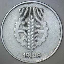 DOĞU ALMANYA 10 PFENNIG 1949 A. DDR.