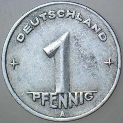 DOĞU ALMANYA 1 PFENNIG 1949 A. DDR.
