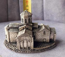 GÜMÜŞ KAPLAMA DAMGALI DEKORATİF TARİHİ ESER BİNA OBJE.  KONDİSYON YÜKSEK KOLEKSİYONLUK NADİR