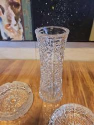 Kristal vazo küllük ve sunumluk