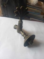 Antika eskitme osmanlı musluk Büyük boy yükseklik 15,5 cm genişlik 16,5 cm dir