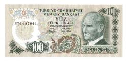 6.Emisyon 2.Tertip 100 Türk Lirası *Seri Numarası Fosforlu* Seri H76  - ÇİL TCK10089