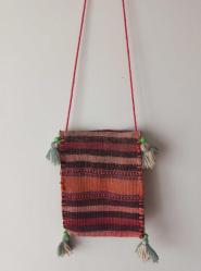 VİNTAGE DÖNEM EL DOKUMASI KOL ÇANTASI.  KONDİSYON YÜKSEK KOLEKSİYONLUK NADİR