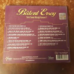 BÜLENT ERSOY - TÜRK SANAT MÜZİĞİ KONSERİ   - ORJINAL BANDROLLU CD