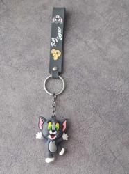 TOM VE JERRY TEMALI PLASTİK ANAHTARLIK. KONDİSYON YÜKSEK KOLEKSİYONLUK NADİR