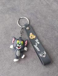 TOM VE JERRY TEMALI PLASTİK ANAHTARLIK. KONDİSYON YÜKSEK KOLEKSİYONLUK NADİR
