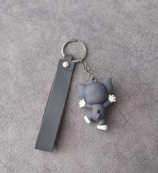 TOM VE JERRY TEMALI PLASTİK ANAHTARLIK. KONDİSYON YÜKSEK KOLEKSİYONLUK NADİR