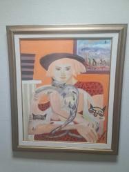 LOT.13 » Ayşe perran yeşeren 73x63 cm karışıkteknik tablo