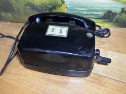 antika siyah renk manyetolu telefon