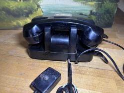 antika siyah renk manyetolu telefon