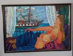 Ayşe perran Yeşeren 105x75 cm yağlıboya-akrilik karışık tek. tablo