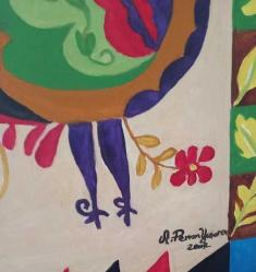 Ayşe perran Yeşeren 105x75 cm yağlıboya-akrilik karışık tek. tablo