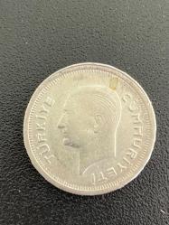 1935 Gümüş 25 Kuruş ÇA