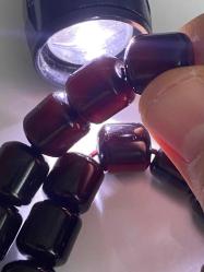 OSMANLI BENZETME ÇEYREK ASIRLIK ATEŞ KEHRİBAR İRİ BOY KOLEKSİYONLUK TESBİH