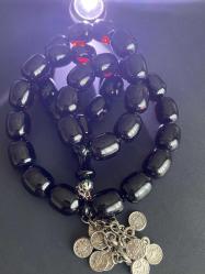 30-40 YILLIK OSMANLI BENZETME KEHRİBAR ÇOK İRİ BOY TESBİH