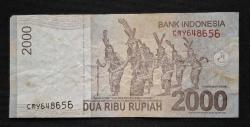 Endonezya 2000 Rupiah ÇT KAĞIT PARA