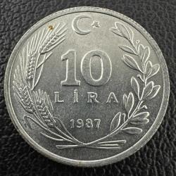 Türkiye 10 Lira 1987