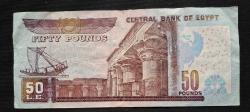Mısırd 50 Pound ÇT KAĞIT PARA