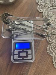 Orjinal osmanlı paralarla yapılmış gümüş set