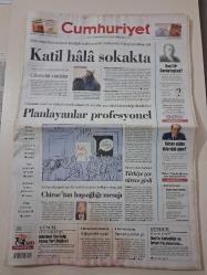 CUMHURİYET GAZETESİ 21 Ocak 2007 Pazar ( DİNK CİNAYETİ haberleri / İSTANBUL B. FENERBAHÇE 0-5 / YADİGAR Türkü Gibi Yaşamak )