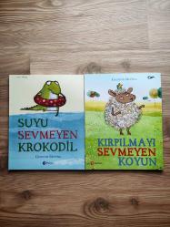 GEMMA MERİNO KİTAPLARI - KIRPILMAYI SEVMEYEN KOYUN - SUYU SEVMEYEN KROKODİL ( 2 KİTAP )