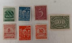 Almanya Reich 1922- damgasız pullar lotu