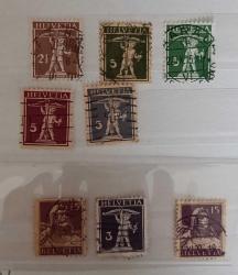 İsviçre Klasik pullar lotu _2