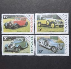 1986 TANZANYA   -  Otomobilin 100. Yılı Arabalar Taşıtlar - MNH - DAMGASIZ MNH  Pul TAM SERİ  -  YABANCI Posta Pulu