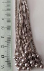 OSMANLI DÖNEMİ ANTİK MUHTEŞEM GÜMÜŞ SARAYSAL TESPİH PÜSKÜLÜ 1QQ1UU1 PEK ÇIKMAZ