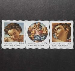 1975  San Marino  -  NOel Yılbaşı Yeni Yıl - Michelangelo'nun 