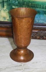 20181-MUHTEŞEM GÜZELLİKDE BAKIR VAZO