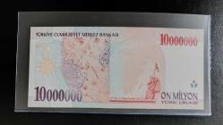 7.EMİSYON NADİR B SERİSİ 10.000.000 LİRA ÇİL KONDİSYONDA