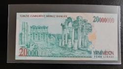 7.EMİSYON C SERİSİ 20.000.000 LİRA ÇİL KONDİSYONDA