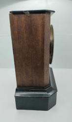 SAAT, 18. Y.YIL OSMANLI CEVİZ KÖKÜ KASALI ''TEMPUS FUGİT' KONSOL SAATİ . ÇALIŞIR VAZİYETTE  240