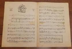 OSMANLICA İSTİKLAL MARŞI. ESKİ KOLEKSİYON BASKISIDIR. NEFİS GÖRSELLİ.