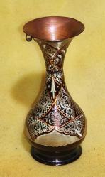 20304-ÇOK ŞAHANE BAKIR VAZO