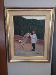56x46cm şebnem 99 İmzalı yağlıboya tablo