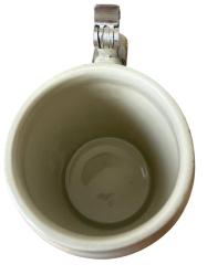 Nostaljik Alman Zinn Kapaklı Bira Bardağı TANKART