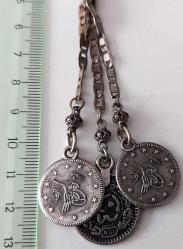 OSMANLI DÖNEMİ ANTİK MUHTEŞEM GÜMÜŞ SARAYSAL TESPİH PÜSKÜLÜ DDD2UU1 PEK ÇIKMAZ