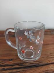 vintage Bugs Bunny orijinal kulplu cam bardak kupa & 9.5 cm