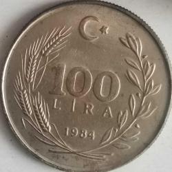TÜRKİYE  1984   100 LİRA