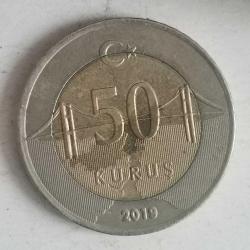 TÜRKİYE  2019   50  KURUŞ