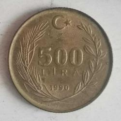 TÜRKİYE  1990   500  LİRA