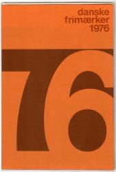 1976 Danimarka Resmi Pul Albümü Filateli Koleksiyon Parçası